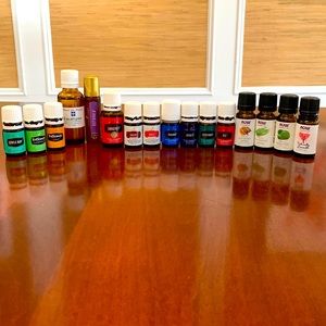 16 full essential oils - Young Living / Fluers De France / Now Essential Oils